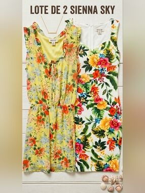 Lot of 2 Dresses Sienna Sky - Size M - Floral Style and Cottagecore